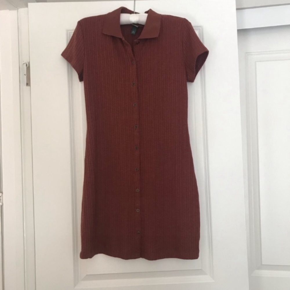 Wild fable button down knit dress